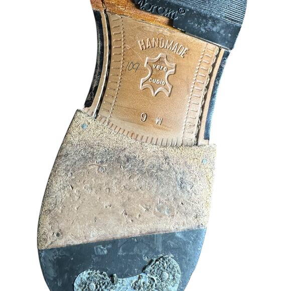 Mezlan Berlin Black Leather Lace Up Boots - Size 9 W - Picture 14 of 14